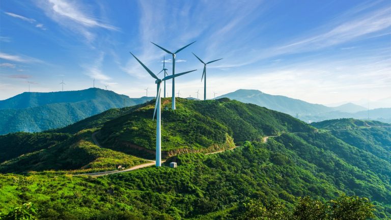 windturbines as metaphor for sustainability in corporate banking