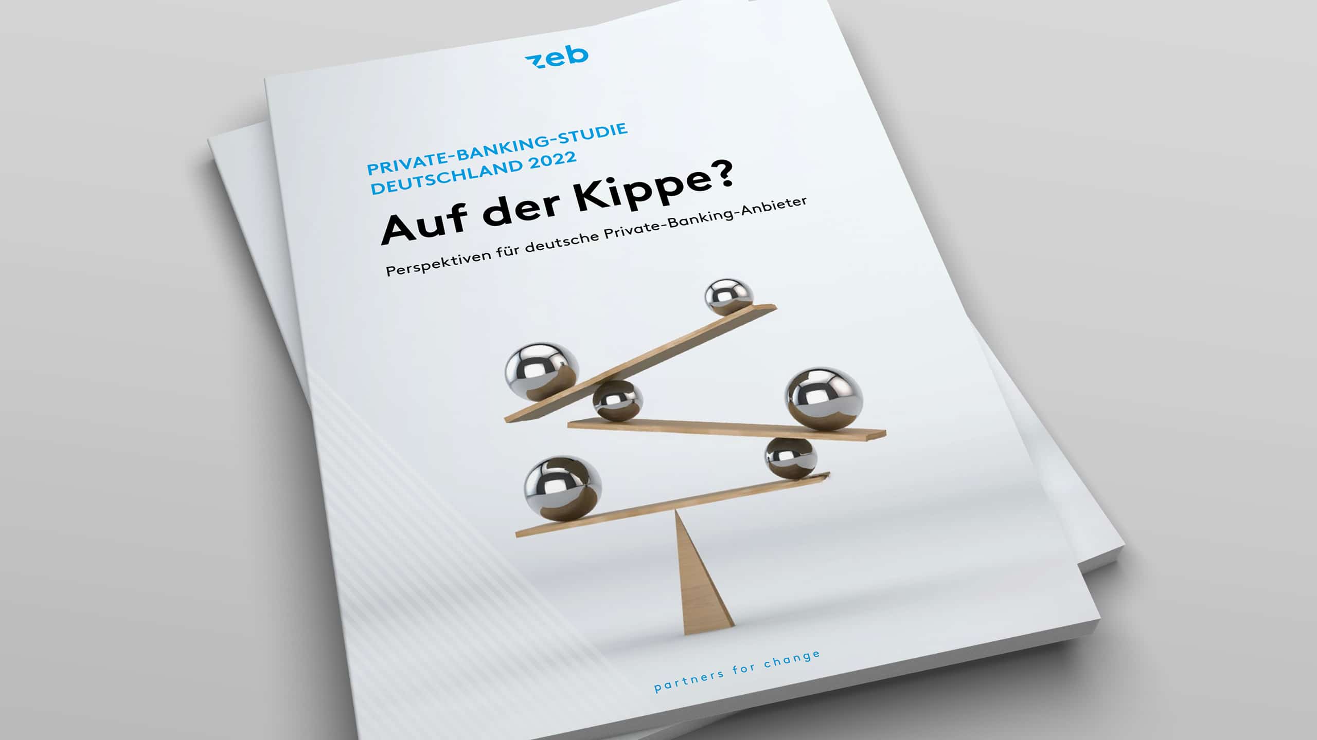 Cover whitepaper: Private Banking Study Germany 2022