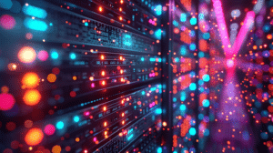 asbstract data on a display as a metaphor for the selection of a network topology mapping tool