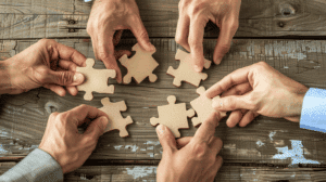 Puzzle as a metaphor for why mergers are more likely to fail because of people than numbers – how to turn communication into a success factor
